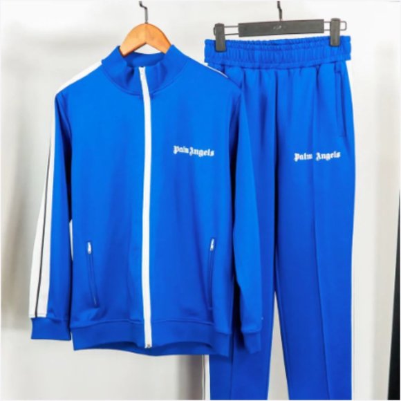 PALM ANGELS MEN'S FULL TRACKSUIT SET HOODIE & PANTS - All Sizes - All Colors - Picture 2 of 15
